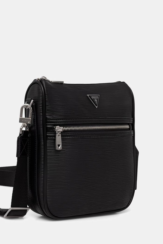 Guess saszetka na ramię męska z imitacji skóry MILANO HMMIPW.P6217 czarny SS26