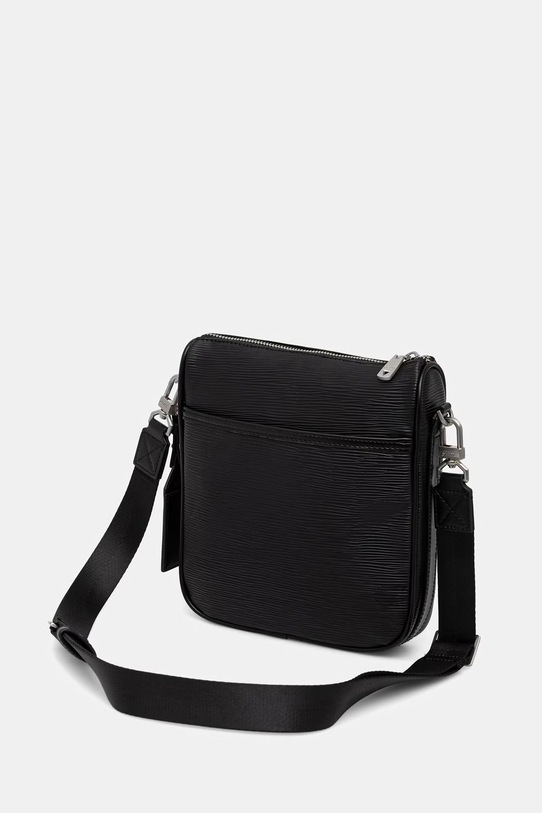 Akcesoria Guess saszetka na ramię męska z imitacji skóry MILANO HMMIPW.P6217 czarny