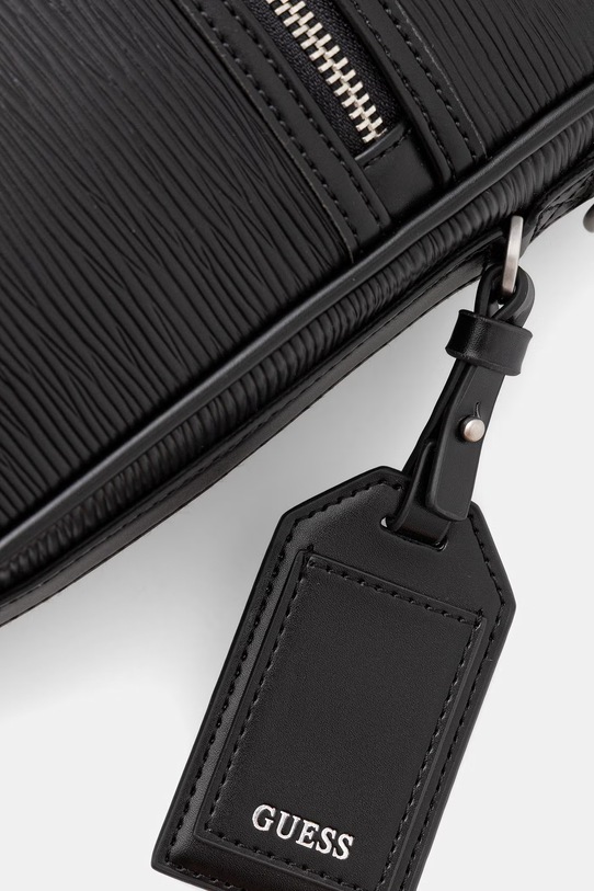 Guess saszetka na ramię męska z imitacji skóry MILANO czarny HMMIPW.P6217