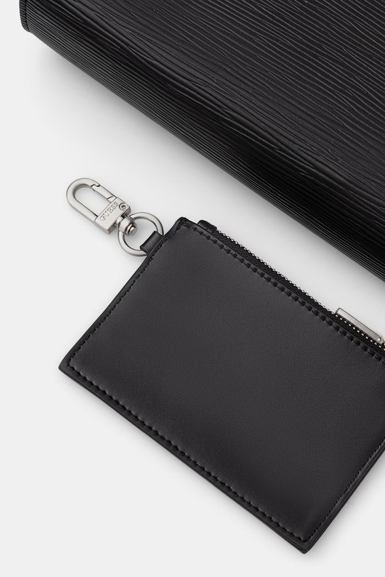 Guess saszetka na ramię męska z imitacji skóry MILANO czarny HMMIPW.P6257