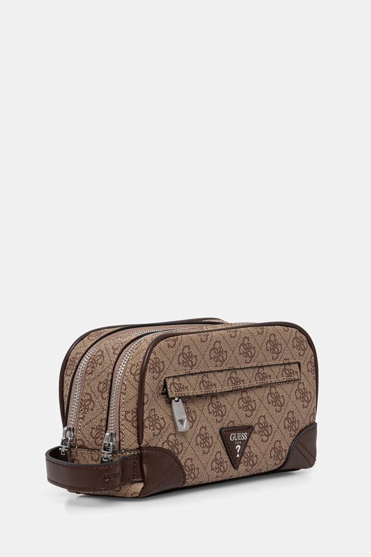 Guess cestovná kozmetická taška pánska MILANO PMMIPL.P6261 béžová SS26