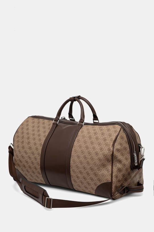 Akcesoria Guess torba podróżna męska z imitacji skóry MILANO TMMILL.P6235 beżowy