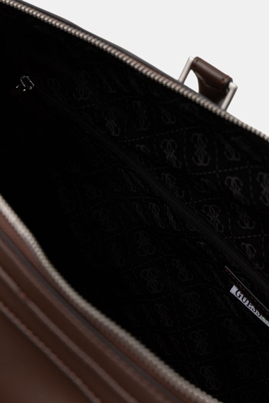 Guess torba podróżna męska z imitacji skóry MILANO TMMILL.P6235 beżowy