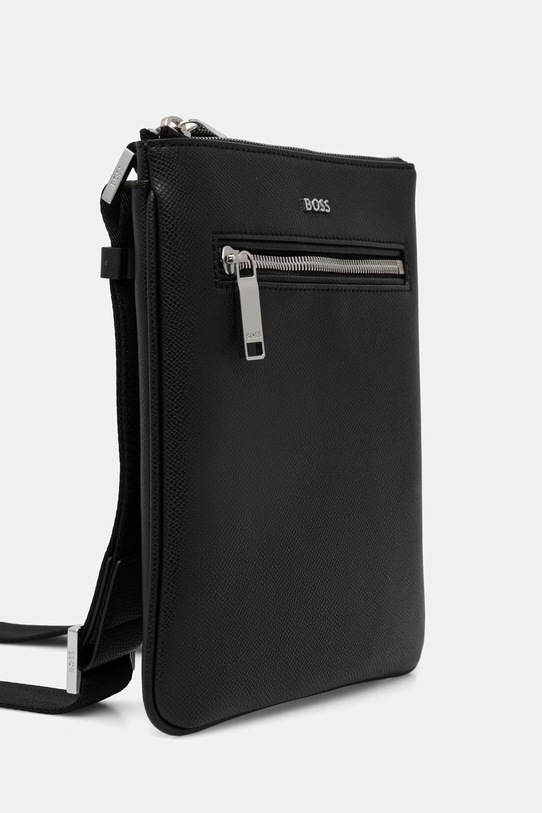 BOSS Сумка через плечо для мужчин кожаная 50558444 чёрный SS26