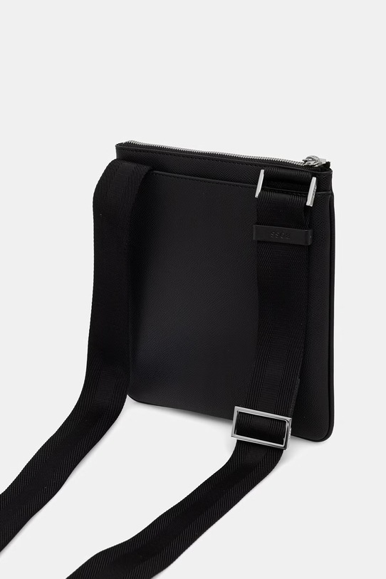 Аксессуары BOSS Сумка через плечо для мужчин кожаная 50558444 чёрный