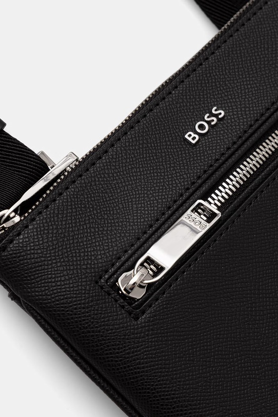 BOSS taška přes rameno pánská kožená černá 50558444