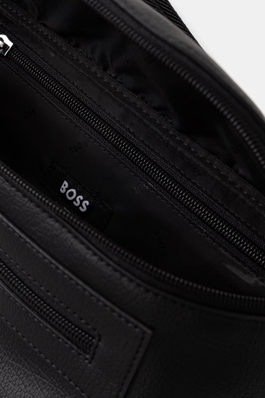 BOSS nerka męska z imitacji skóry 50562909 czarny