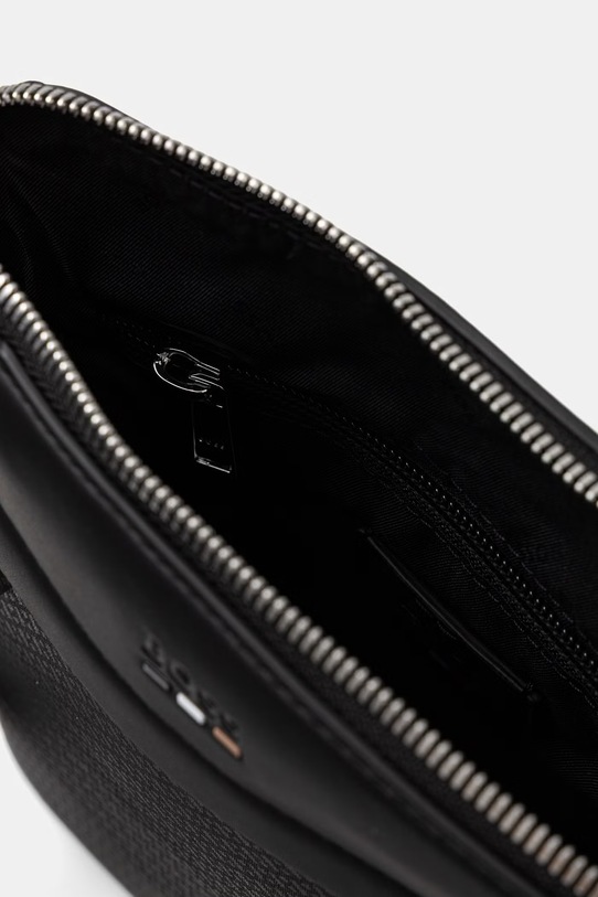 BOSS saszetka na ramię męska z imitacji skóry 50563089 czarny