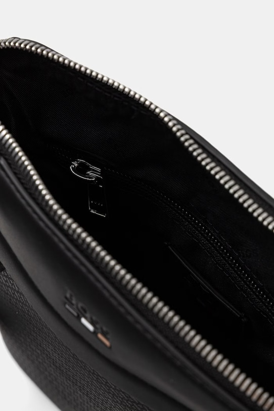 BOSS saszetka na ramię męska z imitacji skóry 50563089 czarny