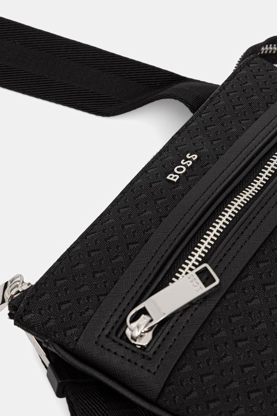 BOSS saszetka na ramię męska skórzana czarny 50563717