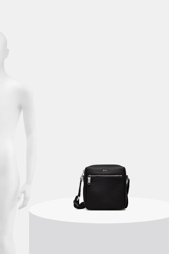 BOSS Сумка через плечо мужская кожаная 50563858