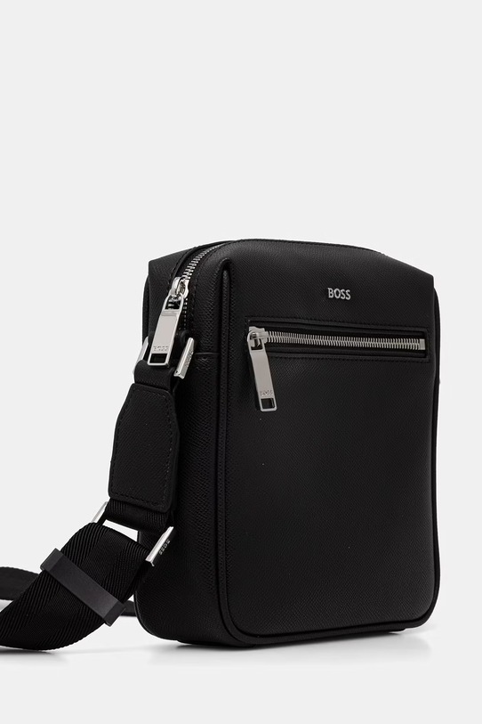 BOSS Сумка через плечо мужская кожаная 50563858 чёрный SS26