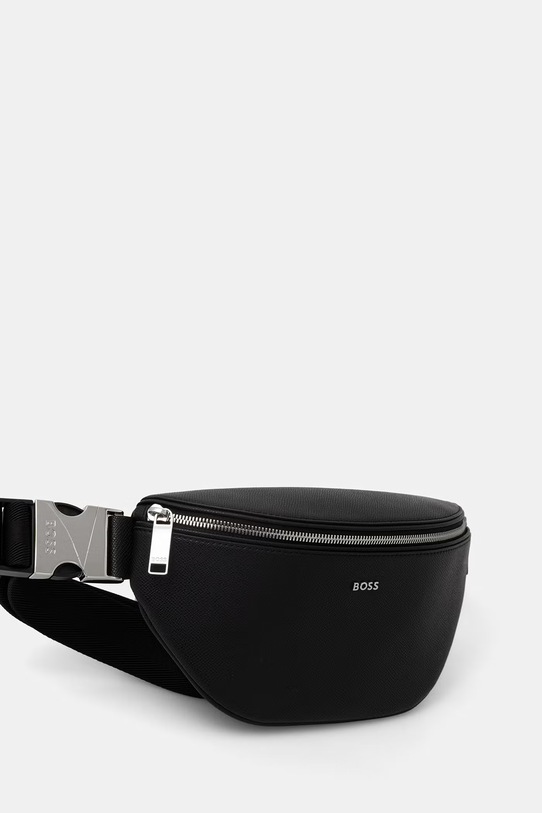 BOSS nerka na ramię męska skórzana 50563859 czarny SS26