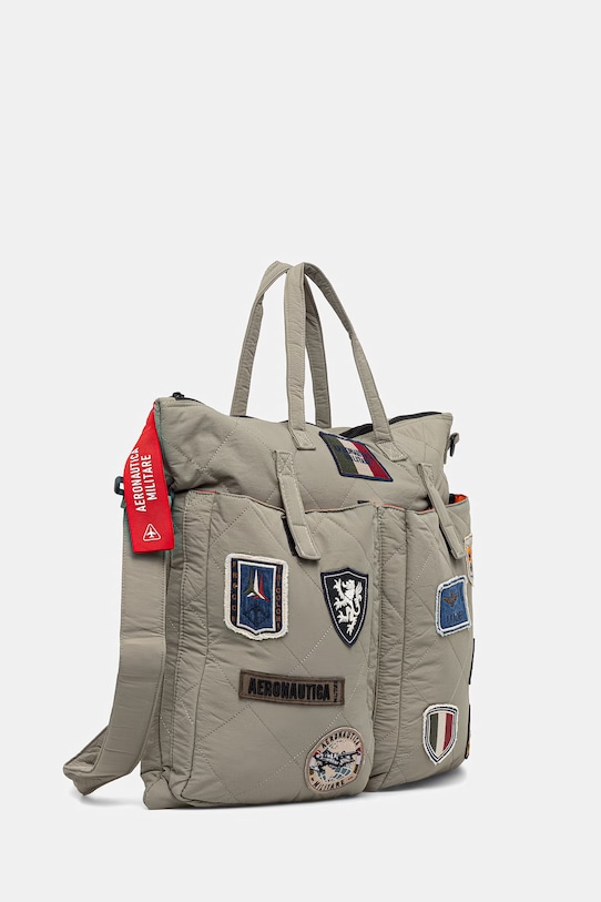 Aeronautica Militare geantă BO1175XCT04298 verde SS26