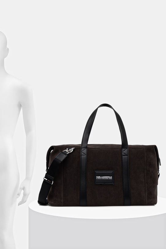 Karl Lagerfeld torba męska z imitacji zamszu B2M30198