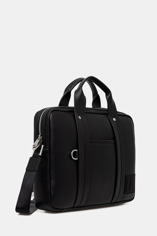 Karl Lagerfeld aktovka mužská z imitace kůže B2M30191 černá SS26