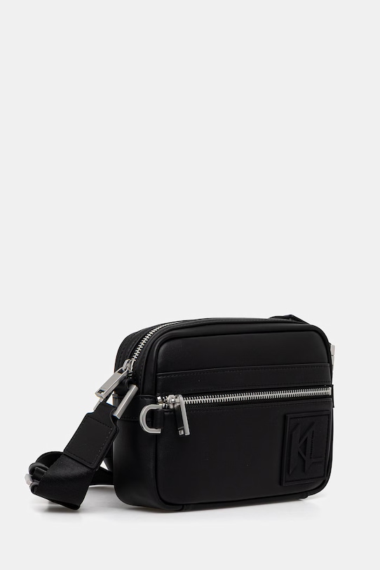 Karl Lagerfeld saszetka męska z imitacji skóry B2M30186 czarny SS26