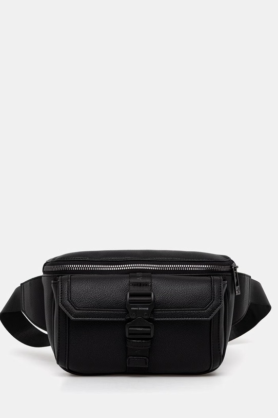 Armani Exchange nerka męska z imitacji skóry czarny XM002566.AF22537