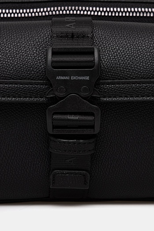 Armani Exchange nerka męska z imitacji skóry czarny XM002566.AF22537