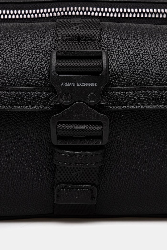 Armani Exchange nerka męska z imitacji skóry czarny XM002566.AF22537