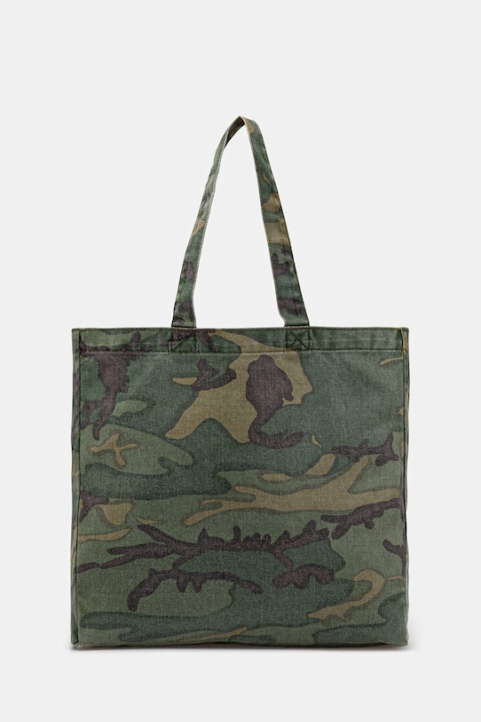 Needles torba bawełniana tekstylny zielony SX069