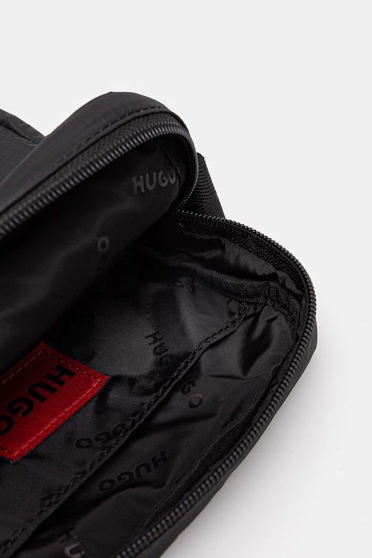 HUGO φάκελος ανδρικός EVERETT NS 50563508 μαύρο