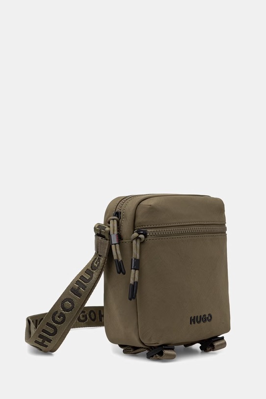 HUGO saszetka na ramię męska AYDEN_NS 50563589 zielony SS26