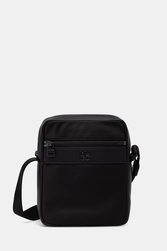 HUGO taška cez rameno pánska z imitácie kože QUANTIC NS ZIP čierna 50563690