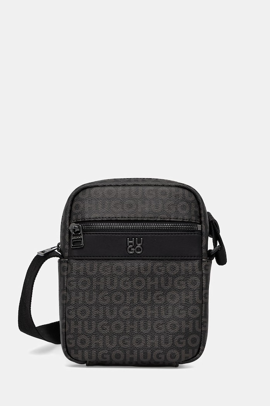 HUGO φάκελος ανδρικός από απομίμηση δέρματος Quantic μαύρο 50564307