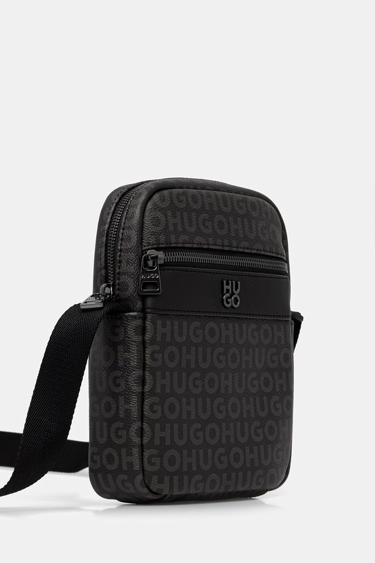 HUGO φάκελος ανδρικός από απομίμηση δέρματος Quantic 50564307 μαύρο SS26