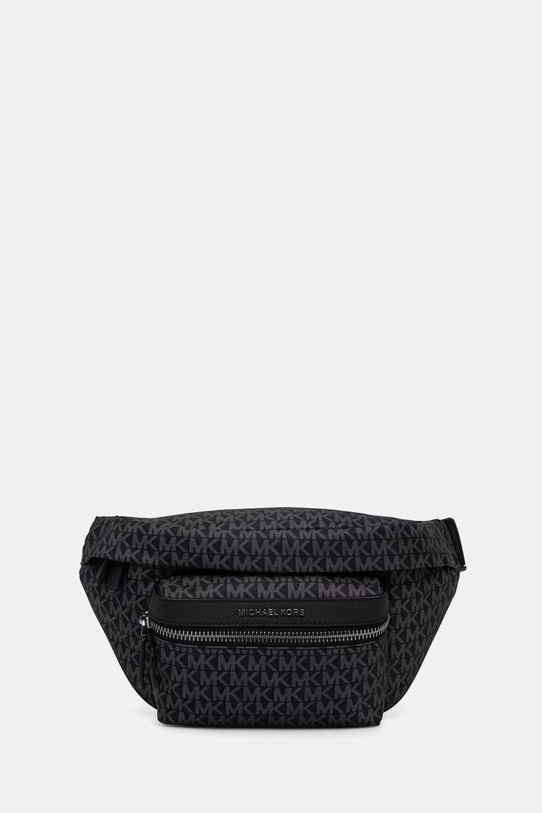 Michael Kors nerka na pas męska z imitacji skóry czarny 33S6LBNY1O