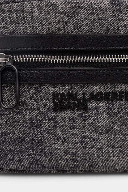 Karl Lagerfeld Jeans saszetka jeansowa czarny B1M30250