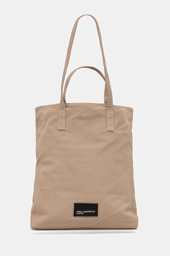 Bombažna vrečka Karl Lagerfeld Jeans Tekstil bež B1W50001