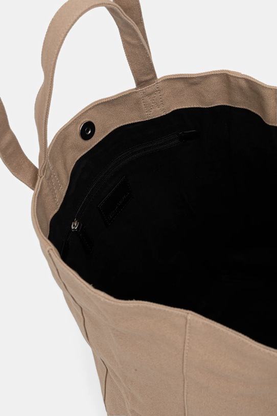 Памучна чанта Karl Lagerfeld Jeans бежов B1W50001