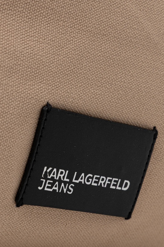 Памучна чанта Karl Lagerfeld Jeans B1W50001 бежов
