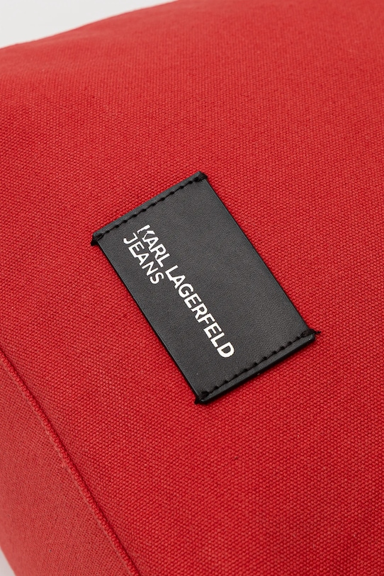Karl Lagerfeld Jeans torba bawełniana czerwony B1W50001