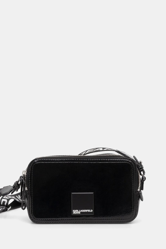Karl Lagerfeld Jeans saszetka nie mieści A4 czarny B1W30137