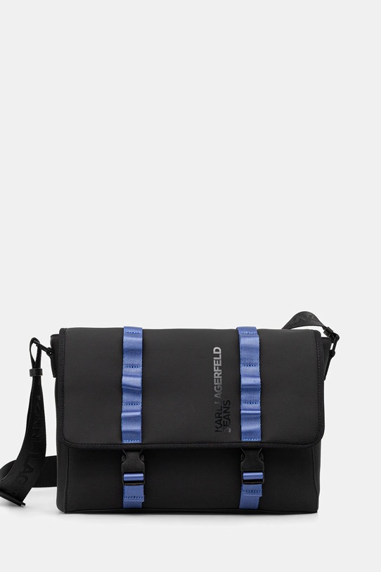 Karl Lagerfeld Jeans torba mieści A4 czarny B1M30147