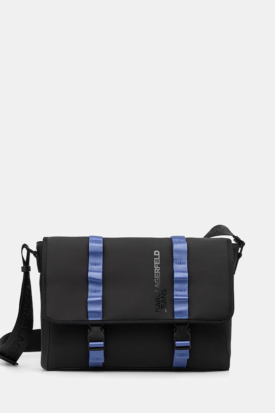 Karl Lagerfeld Jeans torba mieści A4 czarny B1M30147