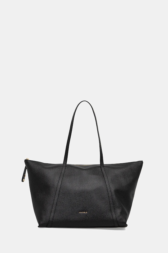 Coccinelle torba skórzana NORY skóra licowa czarny E1.U45.11.01.01