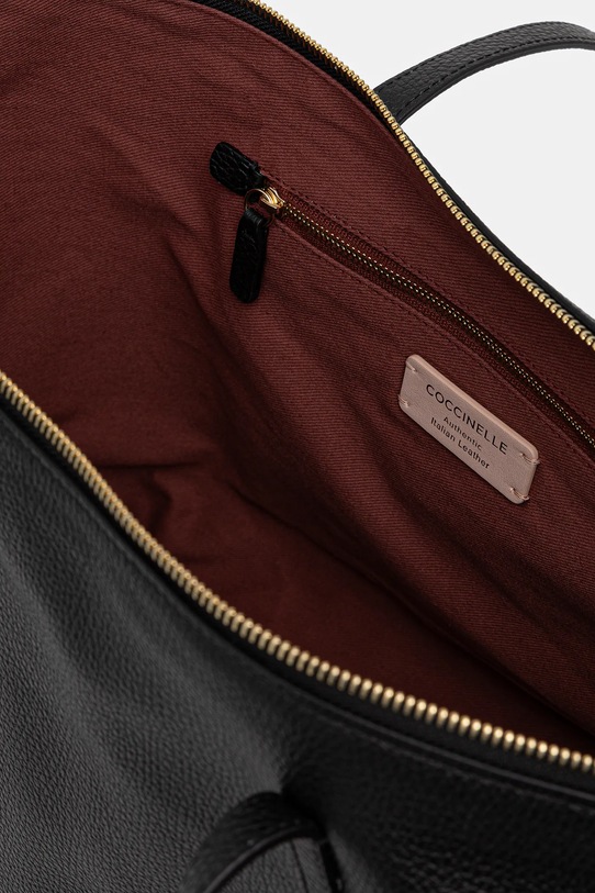 Coccinelle torba skórzana NORY E1.U45.11.01.01 czarny