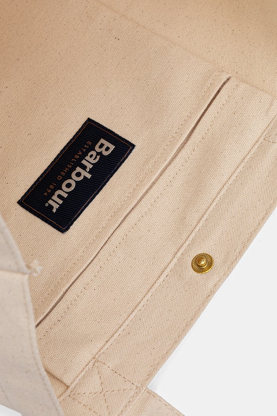 Barbour torba bawełniana Script UBA0752 beżowy