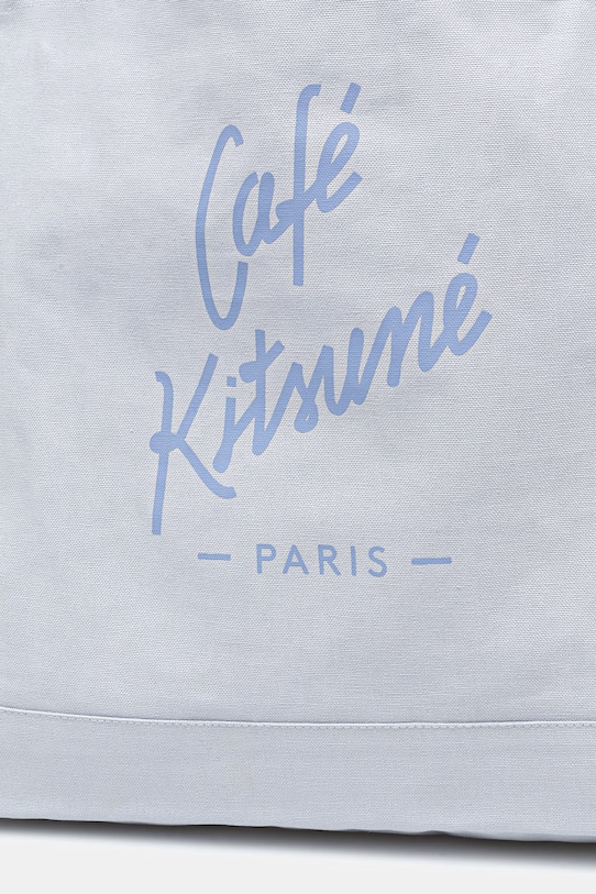 Café Kitsuné shopperka bawełniana niebieski QU05122WW9042