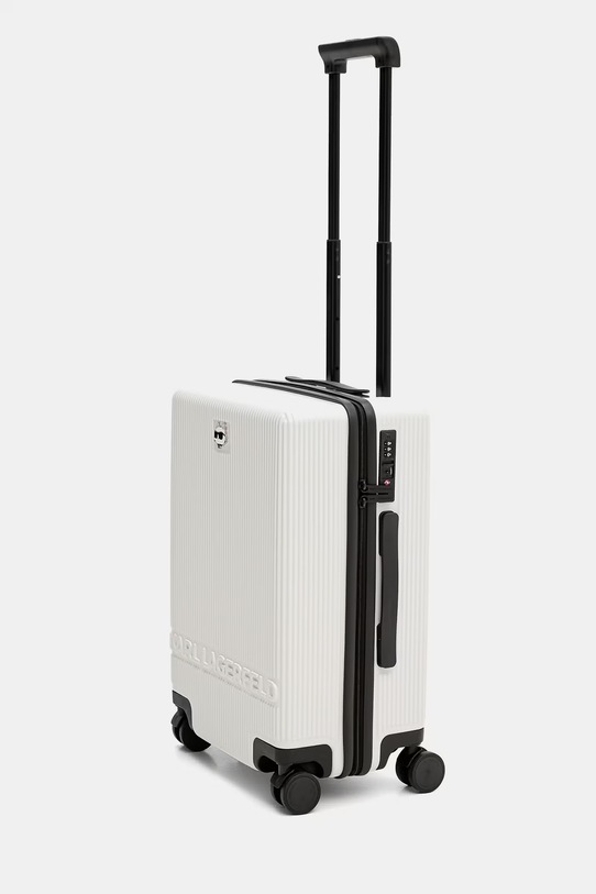 Karl Lagerfeld skořepinový kufr IKON B2W30238 bílá SS26