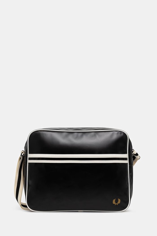 Сумка Fred Perry надрук чорний L8257