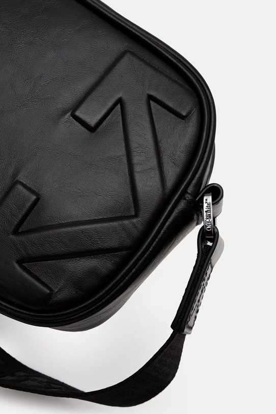 Off-White Heritage Camera Bag saszetka skórzana czarny OMNQ09ES26LEA001