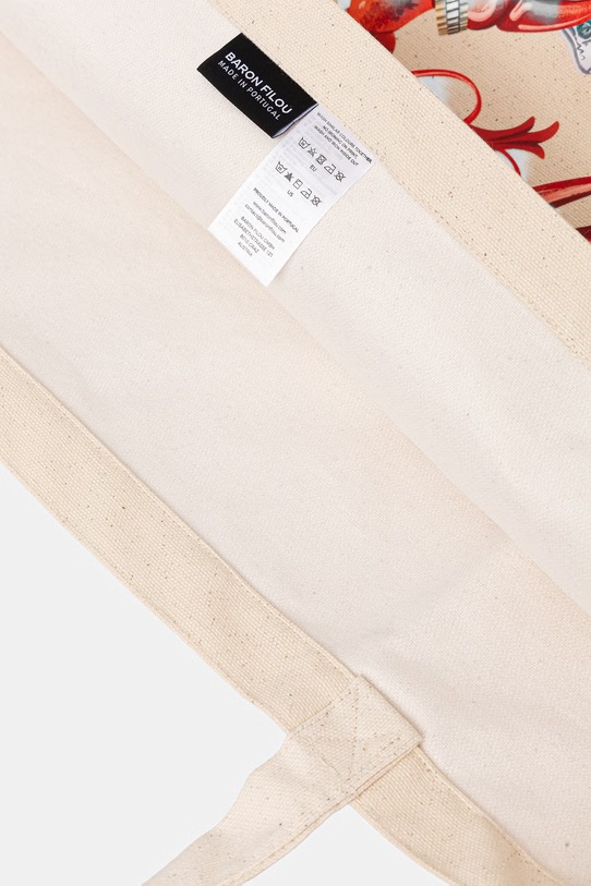 Baron Filou torba bawełniana LOBSTER GANG 000015122 beżowy