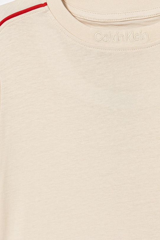 Fiú Calvin Klein Jeans gyerek pamut póló IB0IB02613.128.176.PPY2 bézs