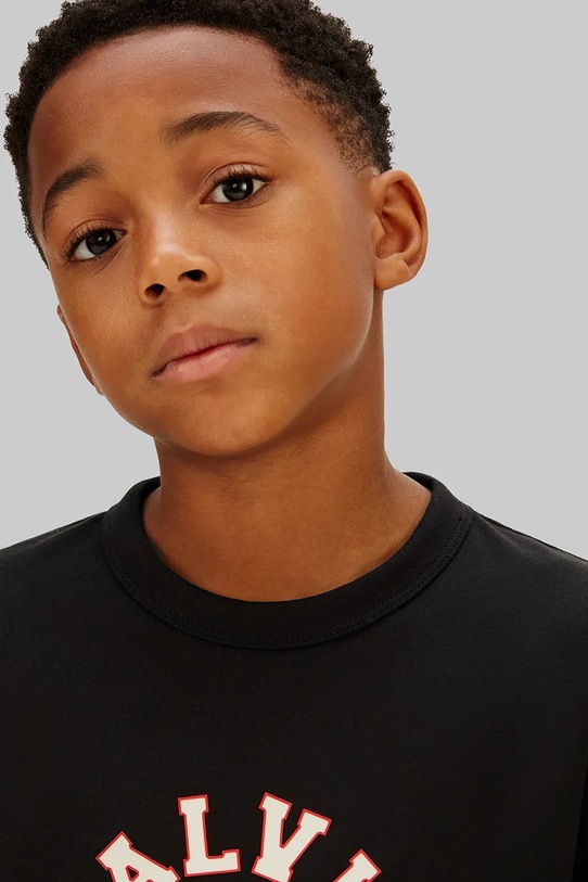 Chłopiec Calvin Klein Jeans t-shirt bawełniany dziecięcy IB0IB02637.128.176.PPY2 czarny