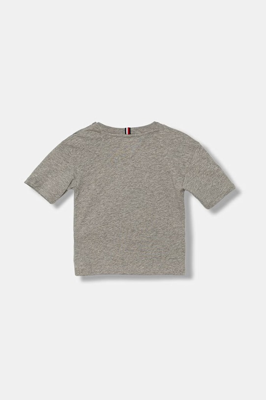 Chlapec Detské bavlnené tričko Tommy Hilfiger KB0KB09646.74.122.PPY2 sivá